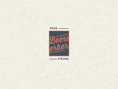 Beerserker - Illustration #2 brewery design grunge icon illustration logo minimal viking warrior