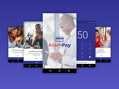 AzamPay Android App android clean design minimal modern payment quick simple ui ux