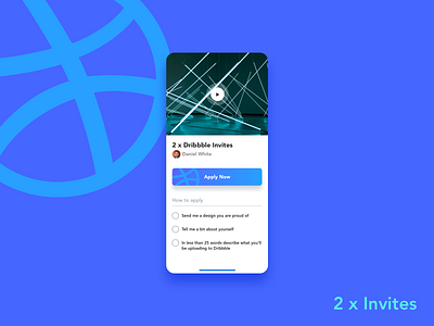 Dribbble Invites