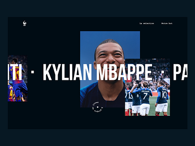 World cup 2018 - France football france interface landing mbappe soccer ui world cup