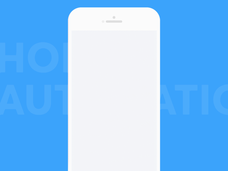 Home Automation Flow animation flat ui gif home automation interaction micro interactions mobile ui