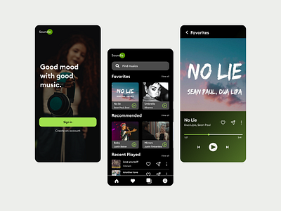 Music App app music app spotify ui ux