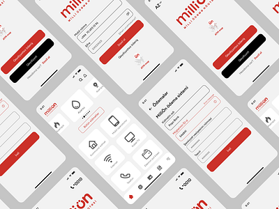 MilliÖn Mobile App Redesign app fintech payment redesign ui ux