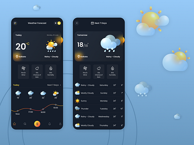 Weather App-Dark Version