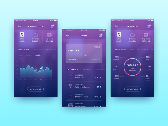 Home Banking By Valentina Bellantone On Dribbble