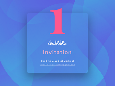 Dribbble invitation