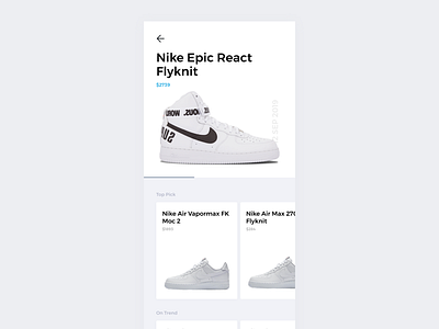 Product Details dailyui ecommerce nike product card product details