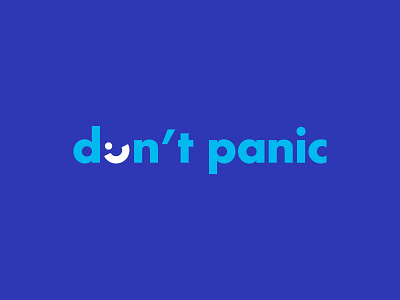 Don't panic logo