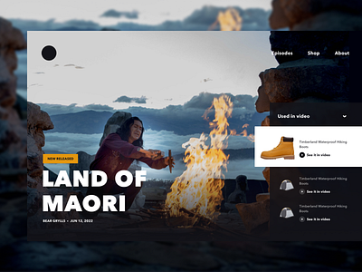 Land Of Maori dailyui ecommerce figma