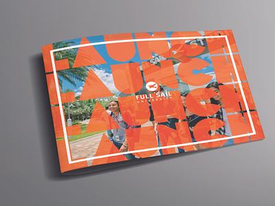 Launch Brochure acetate bold booklet brochure brochure design cover design geometric illustrations layout mockup orange print