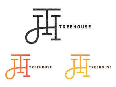 Treehouse branding gradient logo treehouse