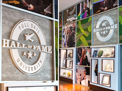 Hall of Fame Exhibit environmental design greenery hall of fame interior memorabilia wall wood