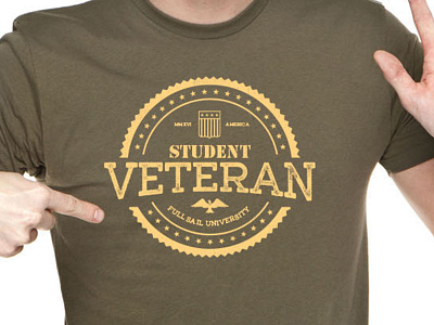 Student Veteran Shirt badge military shirt t shirt veteran