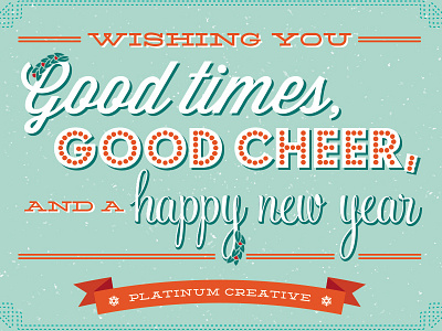 Platinum Holiday Card holiday type