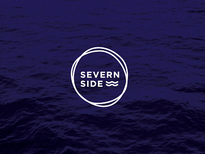 Severn Side Logo blue branding logo school sea.