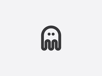 Abstract Animals Series - Jellyfish/Ghost abstract design abstract logo animal logo minimal design simple logo