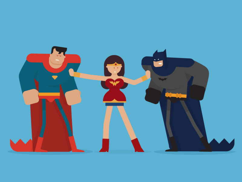 Wonder Woman Animation by Nimblechapps on Dribbble