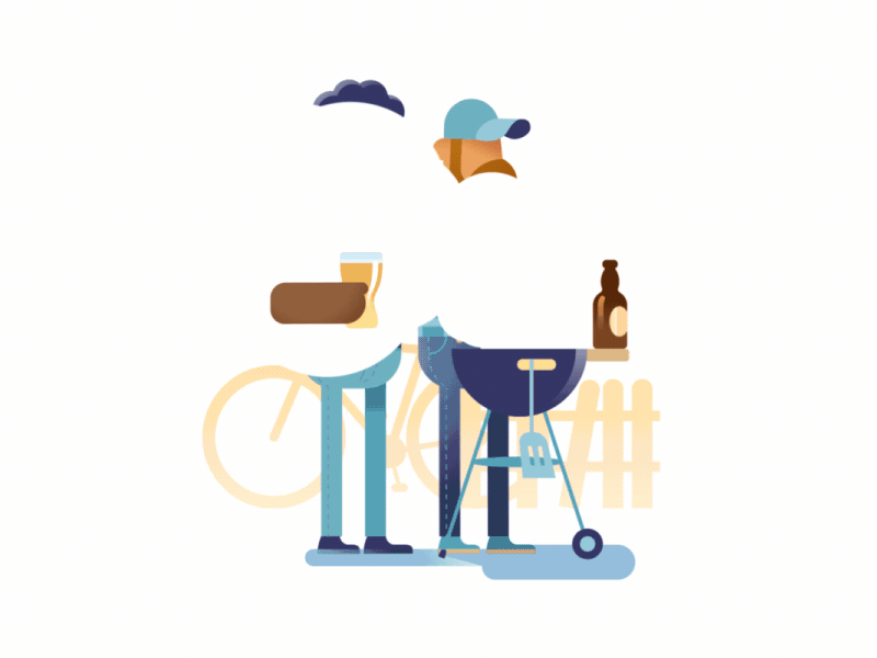 Søkende - Beer - Vinmonopolet character character animation illustration vector