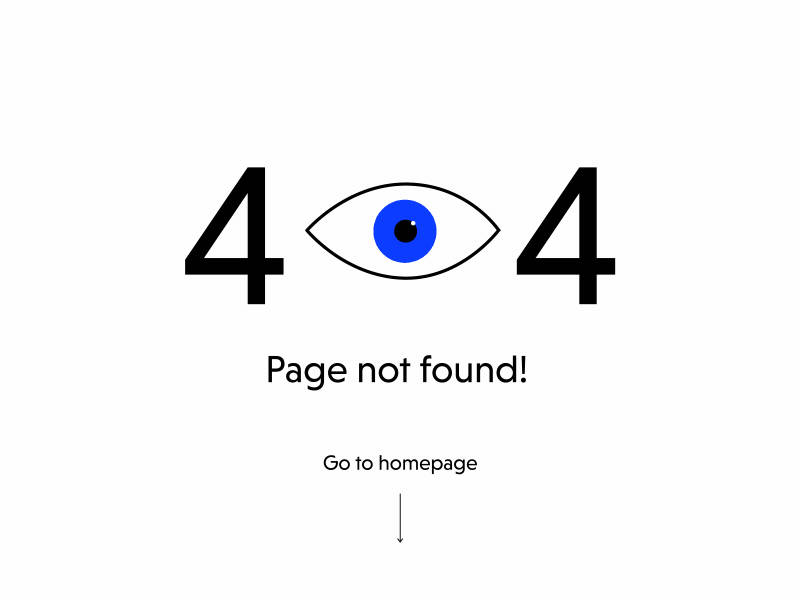 404 Page 2d 404 404page animation design error error 404 error page eye catching homepage interaction animation logo minimal motion motiongraphics shapes ui ux vector web design