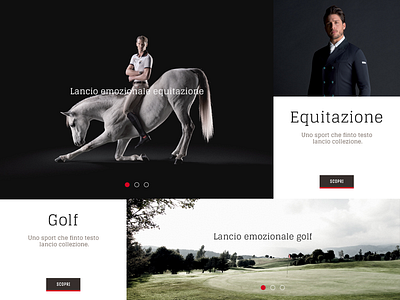 Fashion Horses - 2 design fashion interaction ui ux website