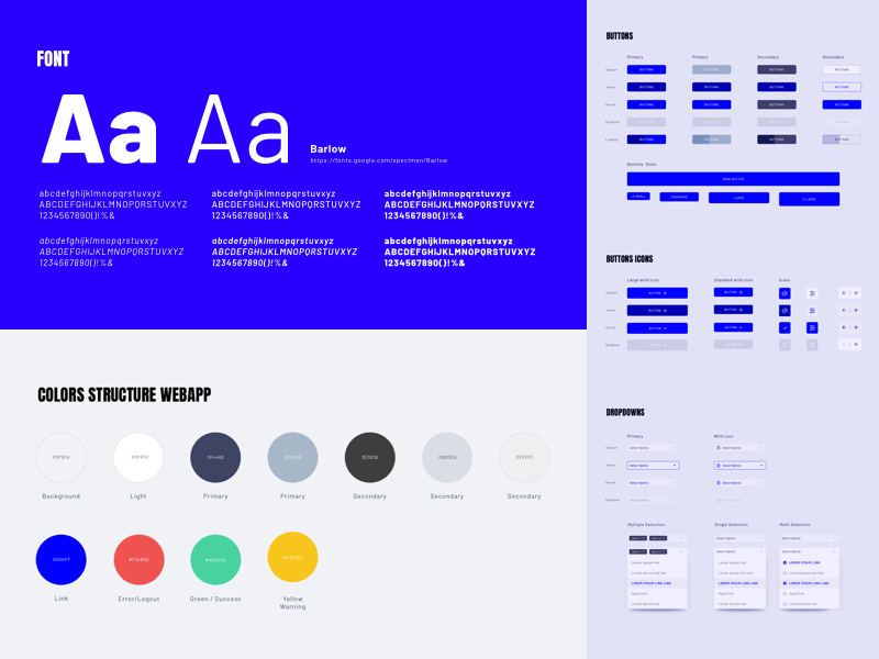 UI Styleguide by Andrea Trevisan on Dribbble