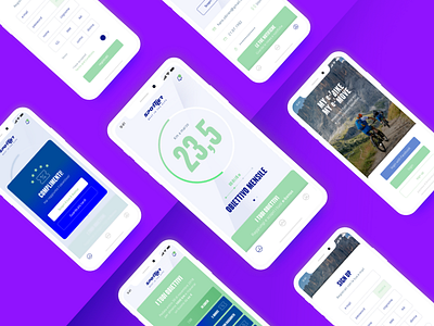 Bike monitoring App app bike design elettric ios iphone iphonex monitoring sport ui ux
