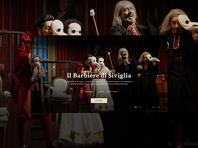 Barbiere di Siviglia 1 brand colors creativity design digital identity sketch ui ux website
