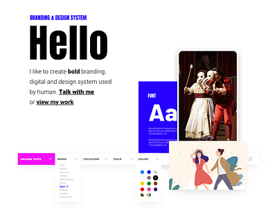 Hello app brand branding colors creativity design identity interaction sketch typography ui ux web website