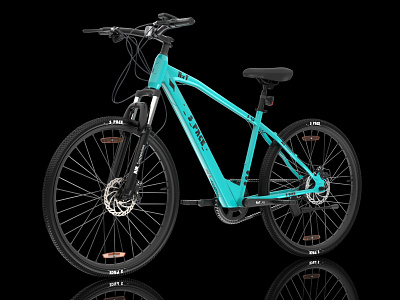 Electric Mountain Bike Made With AutodeskMaya2023, Arnold Render 3d 3dmodeling animation branding design product visuals