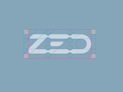 ZED construction french lines logo logotype