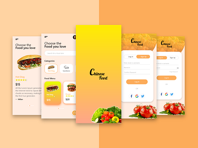 Food Delivery App Design