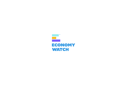 Unused Economy Watch Logo brand and identity branding icon logo vector