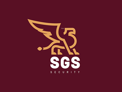 Security Company Logo branding gryphon icon illustration logo security security logo