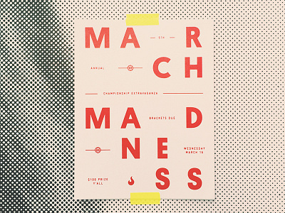 March Madness basketball march madness poster