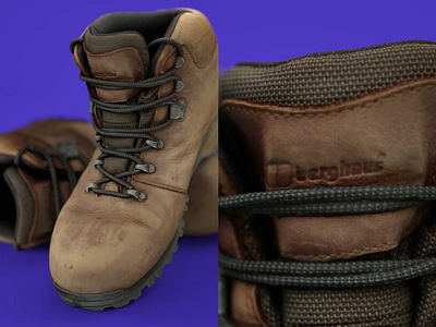Photogrammetry 3d after effects animation berghaus boot c4d design flow hiking illustration invite logo modesign nature octane outdoors photogrammetry photorealism renders smooth
