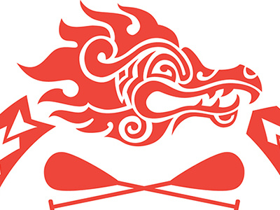 Jax Na Kelekona Logo club dragon dragonboat logo outrigger outrigger canoe paddle paddling sports team