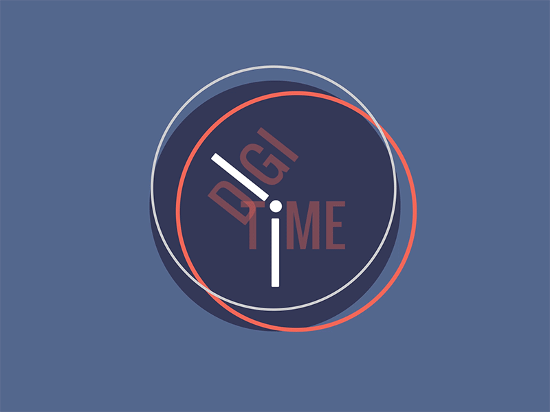 Digitime logo alarm clock digital digitime gif kontra rotation time watch webinar