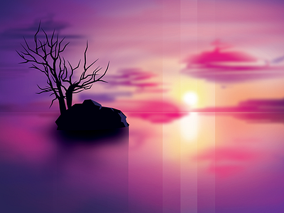 Earth day sunset earth earth day magenta sun sunset vector