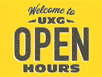 UXG Open Hours