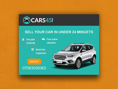 CARS45 Online poster design advert design advert poster design brand design branding creative design design digital design flyer design graphic design online advert placement online poster design poster design social media design social media post design