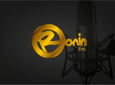 Ronin Entertainment Logo design brand design branding branding design design entertainment brand graphic design illustration logo logo design music logo