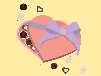 Sweet Chocolates bow box of chocolates chocolate chocolates gift heart love romance romantic sweet valentine