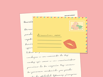 Love Letter kiss letter love love letter lovers post romantic valentine