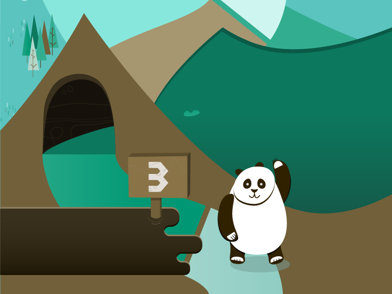 The journey of the bears trip way wood cute funny animals illustration infographic polar bear journey bears
