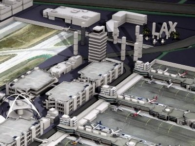 LAX 3d airport lax model