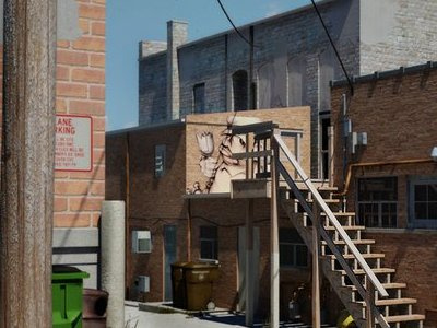 Back Alley 3d architecture model