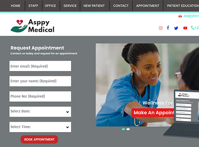 Asppy Medical UX Design app design graphic design illustration ui ux website design