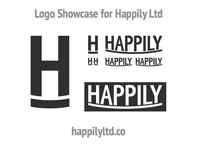 Happily Logo Showcase company logo design logo showcase