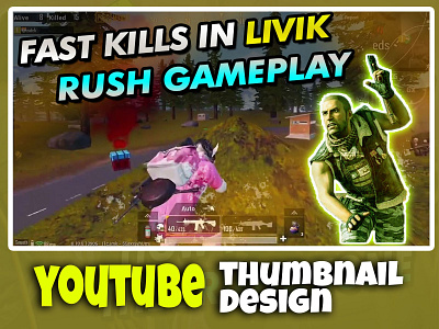 Youtube Thumbnail design for client