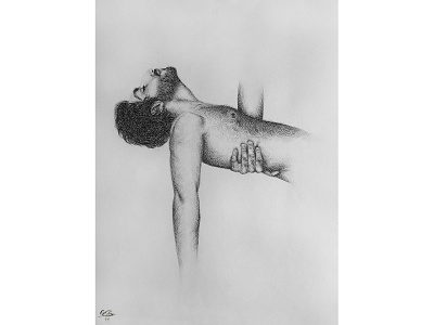 Armaqan bodyart charcoal charcoaldrawing contempraryart draw drawing figurative gayart middleeastartist nudeart pain paint painting queerart queerartist